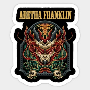 ARETHA LOUISE FRANKLIN VTG Sticker